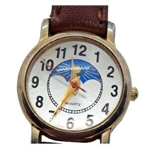 White clouds and sky wrist watch